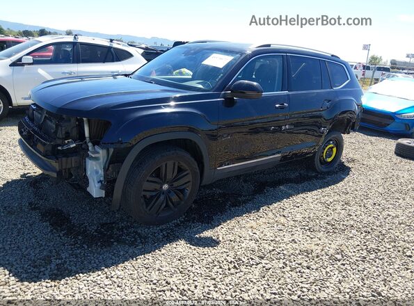1V2NR2CA4KC563841 2019 VOLKSWAGEN ATLAS Черный Передняя левая четверть