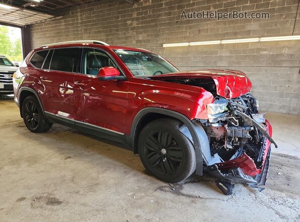 1V2NR2CA5JC576970 2018 VOLKSWAGEN ATLAS Red Przód prawy