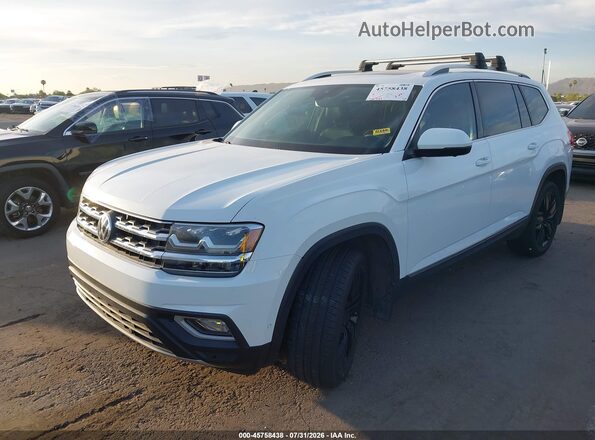1V2NR2CA5JC595177 2018 VOLKSWAGEN ATLAS Белый Передняя левая четверть