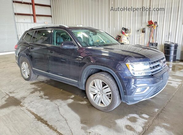 1V2NR2CA5KC569681 2019 VOLKSWAGEN ATLAS Черный Передняя правая четверть