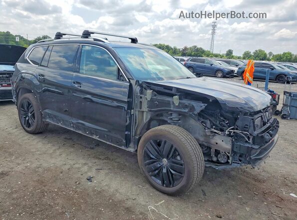 1V2NR2CA6JC560552 2018 VOLKSWAGEN ATLAS Black Przód prawy