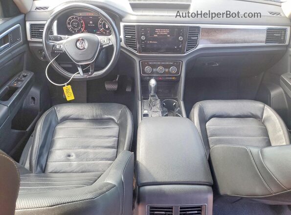 1V2NR2CA7KC545771 2019 VOLKSWAGEN ATLAS Blue Dashboard view