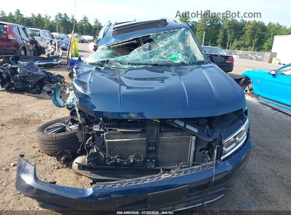 1V2NR2CA9JC597028 2018 VOLKSWAGEN ATLAS Blue Vista interior trasera
