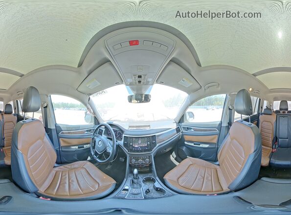 1V2NR2CAXJC500466 2018 VOLKSWAGEN ATLAS Gray Widok wnętrza 360 stopni