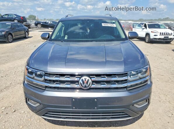1V2NR2CAXKC566713 2019 VOLKSWAGEN ATLAS Gray Вид спереду