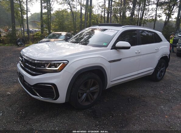 1V2PE2CA2MC212997 2021 VOLKSWAGEN ATLAS Белый Передняя левая четверть
