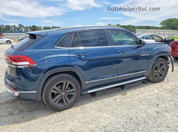 1V2PE2CA5MC205168 2021 VOLKSWAGEN ATLAS Blue Tył prawy