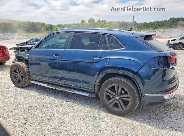 1V2PE2CA5MC205168 2021 VOLKSWAGEN ATLAS Blue Tył lewy