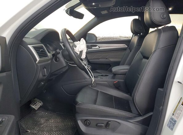 1V2PE2CA9MC237198 2021 VOLKSWAGEN ATLAS Белый Вид салона спереди