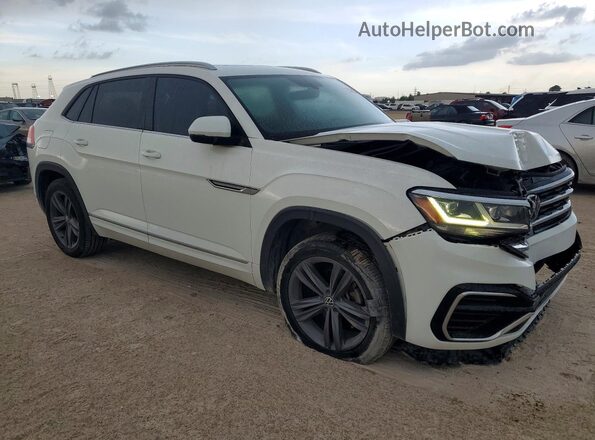 1V2PE2CA9MC237198 2021 VOLKSWAGEN ATLAS Белый Передняя правая четверть