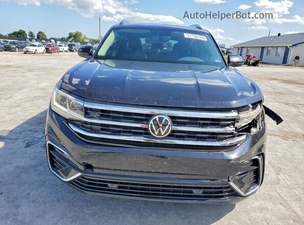 1V2PR2CA3MC522581 2021 VOLKSWAGEN ATLAS Black Դիմացի տեսք