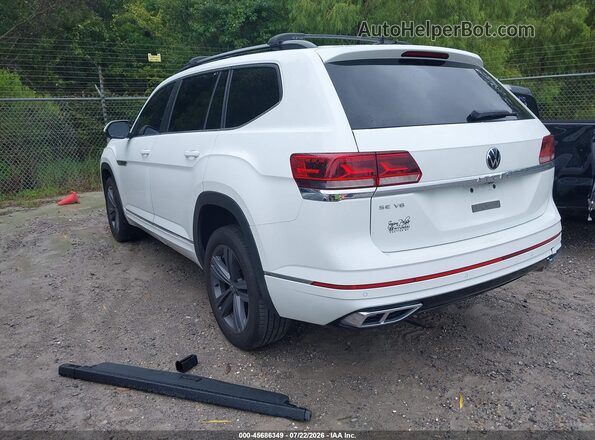 1V2PR2CA3MC574020 2021 VOLKSWAGEN ATLAS Белый Задняя левая четверть