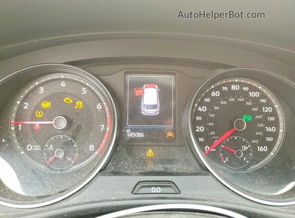 1V2PR2CAXJC556383 2018 VOLKSWAGEN ATLAS Gray Вид щитка приладів
