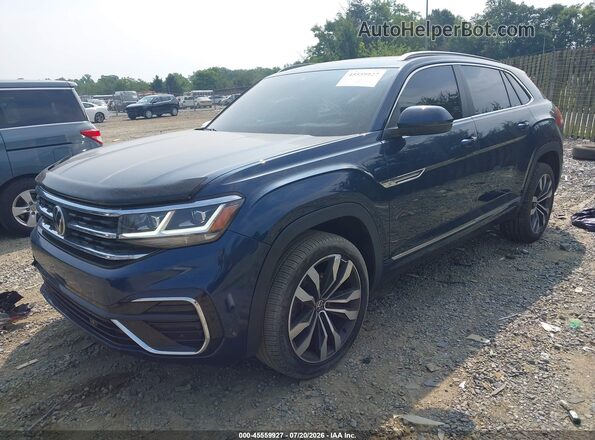 1V2RE2CA1LC226395 2020 VOLKSWAGEN ATLAS Dark Blue Front left