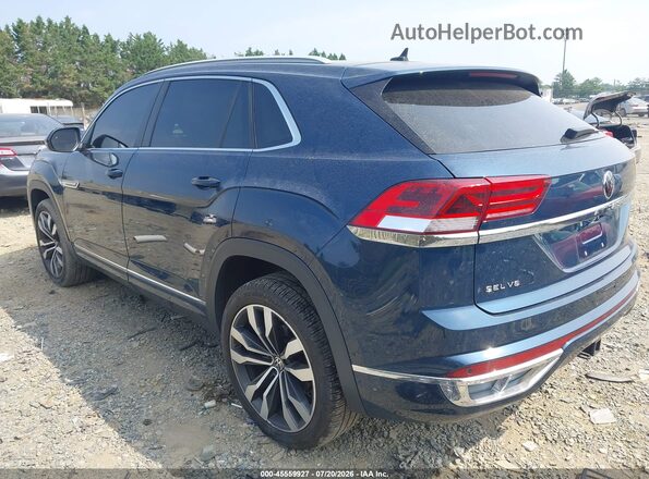 1V2RE2CA1LC226395 2020 VOLKSWAGEN ATLAS Dark Blue Rear left