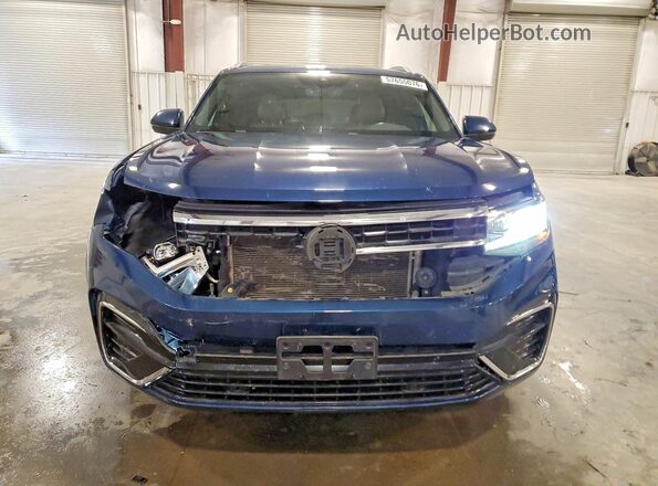 1V2RE2CA4LC211762 2020 VOLKSWAGEN ATLAS Blue Widok z przodu