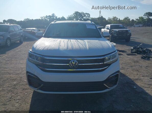 1V2RE2CAXMC202324 2021 VOLKSWAGEN ATLAS White Vista del cuadro de instrumentos