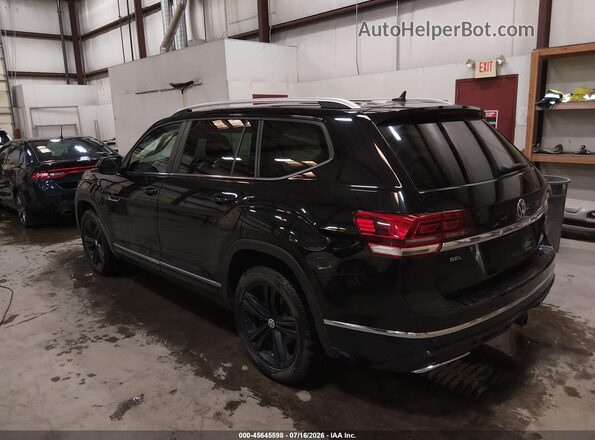 1V2RR2CA0JC530593 2018 VOLKSWAGEN ATLAS Черный Задняя левая четверть