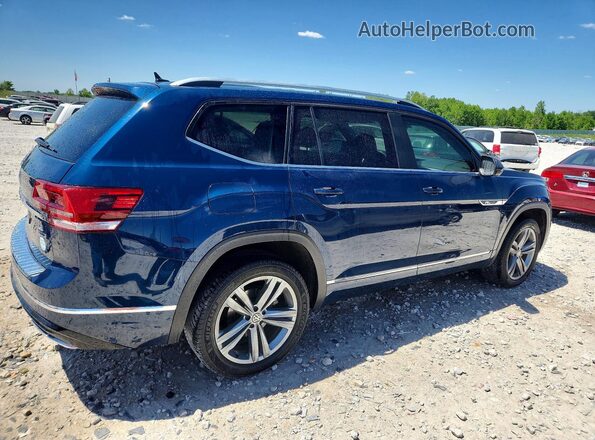 1V2RR2CA1KC605111 2019 VOLKSWAGEN ATLAS Blue Tył prawy