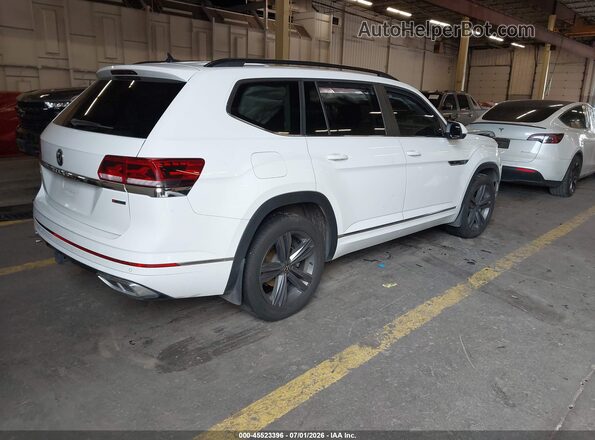 1V2RR2CA1MC595246 2021 VOLKSWAGEN ATLAS White Задня права чверть