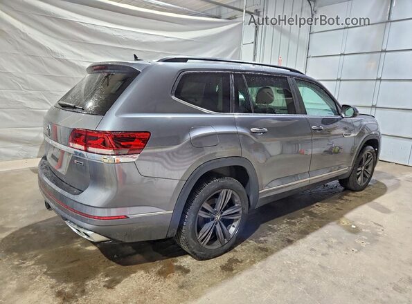 1V2RR2CA2MC550719 2021 VOLKSWAGEN ATLAS Серый Задняя правая четверть