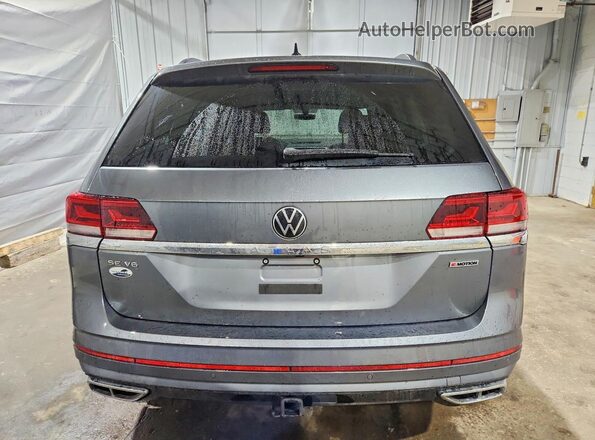1V2RR2CA2MC550719 2021 VOLKSWAGEN ATLAS Серый Вид сзади