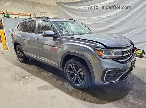 1V2RR2CA2MC550719 2021 VOLKSWAGEN ATLAS Серый Передняя правая четверть