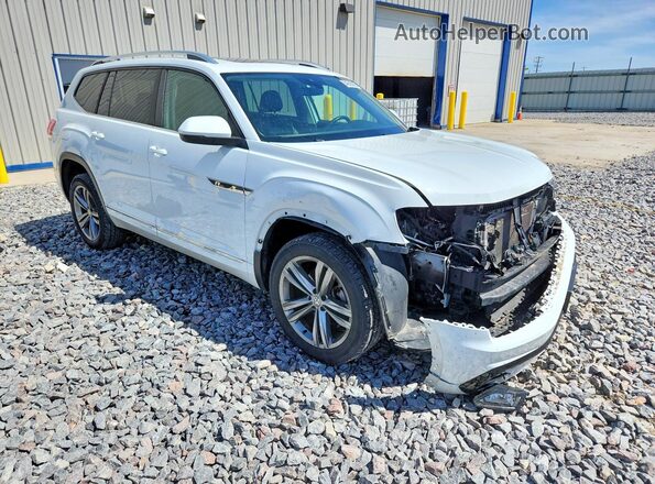 1V2RR2CA5KC592959 2019 VOLKSWAGEN ATLAS White Передня права чверть
