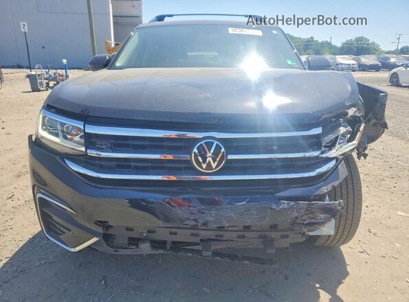 1V2RR2CA5MC602019 2021 VOLKSWAGEN ATLAS Black Widok z przodu