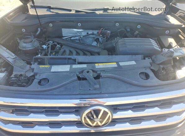 1V2RR2CA5MC602019 2021 VOLKSWAGEN ATLAS Black Widok komory silnika