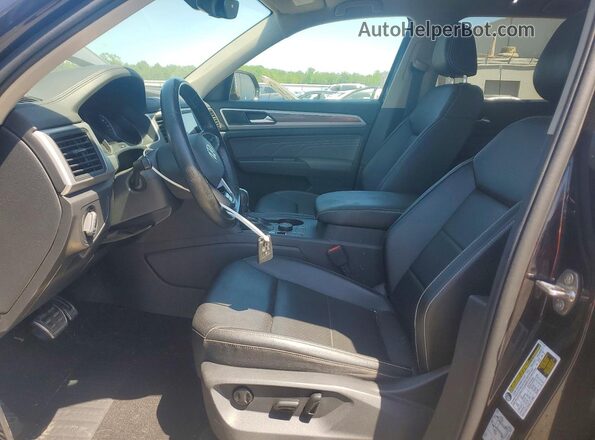 1V2RR2CA5MC602019 2021 VOLKSWAGEN ATLAS Black Widok wnętrza z przodu