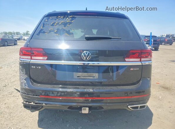 1V2RR2CA5MC602019 2021 VOLKSWAGEN ATLAS Black Widok z tyłu