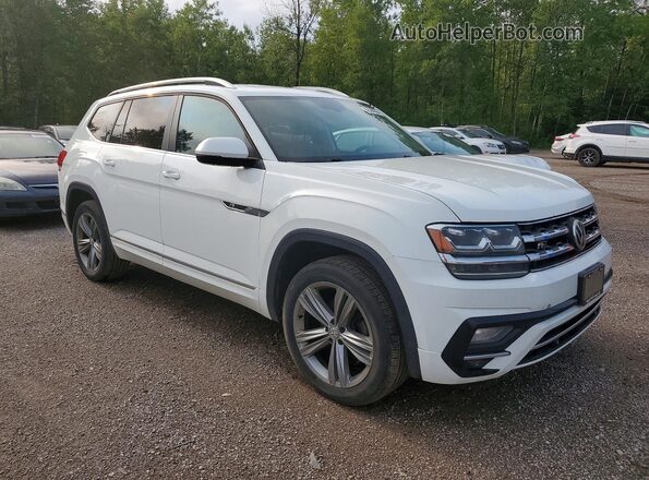 1V2RR2CA7JC578804 2018 VOLKSWAGEN ATLAS White Przód prawy