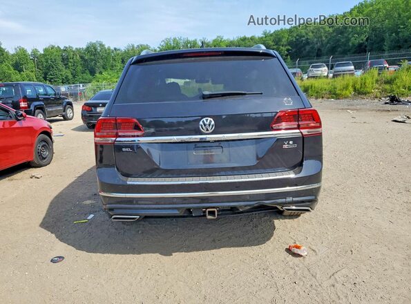 1V2RR2CA8KC586010 2019 VOLKSWAGEN ATLAS Black Rear view