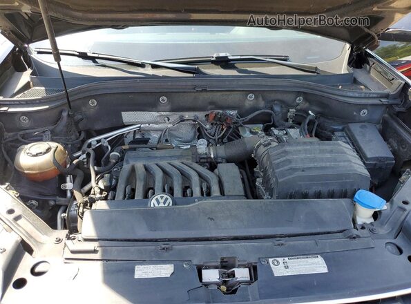 1V2RR2CA8KC586010 2019 VOLKSWAGEN ATLAS Black Engine compartment view