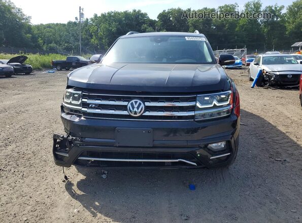 1V2RR2CA8KC586010 2019 VOLKSWAGEN ATLAS Black Front view