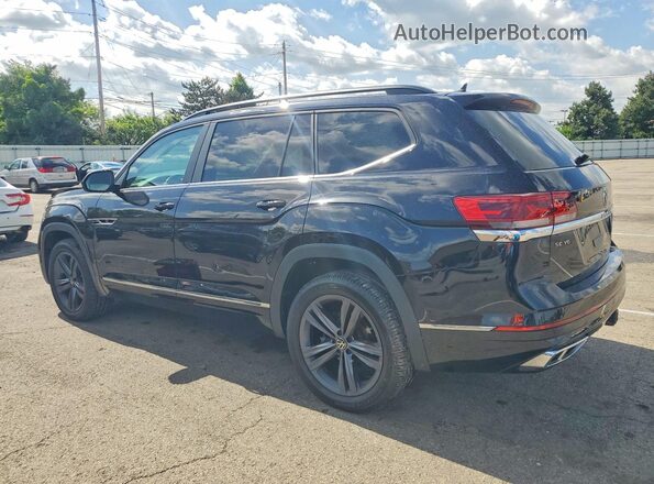 1V2RR2CA8MC562793 2021 VOLKSWAGEN ATLAS Черный Задняя левая четверть