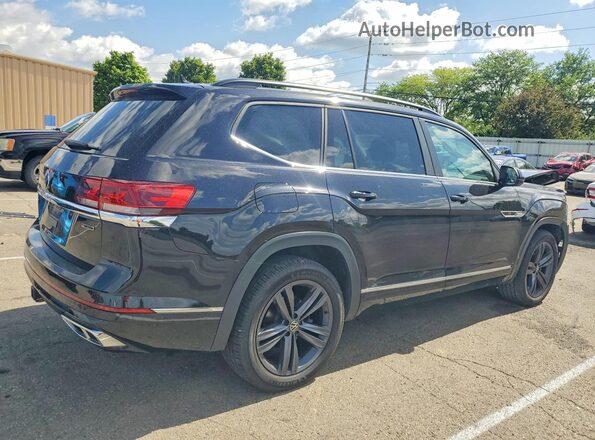 1V2RR2CA8MC562793 2021 VOLKSWAGEN ATLAS Черный Задняя правая четверть