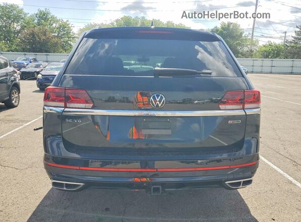 1V2RR2CA8MC562793 2021 VOLKSWAGEN ATLAS Черный Вид сзади