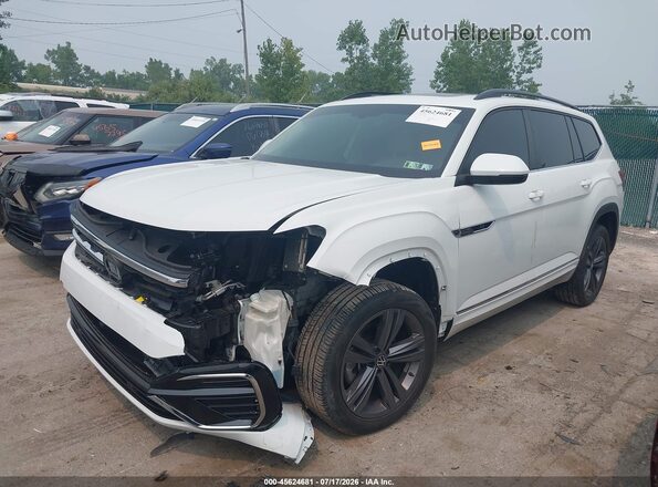 1V2RR2CAXMC597254 2021 VOLKSWAGEN ATLAS Белый Передняя левая четверть