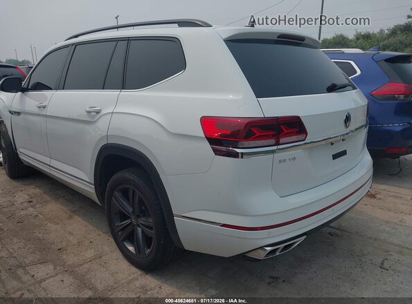 1V2RR2CAXMC597254 2021 VOLKSWAGEN ATLAS Белый Задняя левая четверть