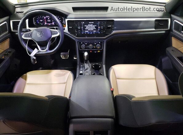 1V2SC2CA9PC222673 2023 VOLKSWAGEN ATLAS White წინა პანელის ხედი