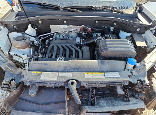 1V2SE2CA7MC233578 2021 VOLKSWAGEN ATLAS White Widok komory silnika