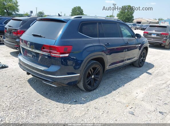 1V2SR2CA0KC603500 2019 VOLKSWAGEN ATLAS Blue Trasero derecho
