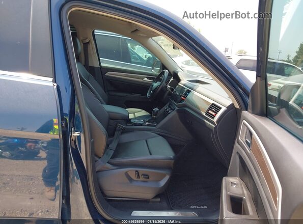 1V2SR2CA0KC603500 2019 VOLKSWAGEN ATLAS Blue Vista interior delantera