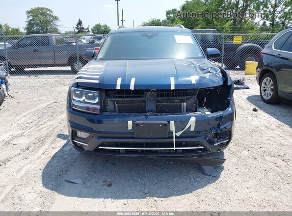 1V2SR2CA0KC603500 2019 VOLKSWAGEN ATLAS Blue Vista interior trasera