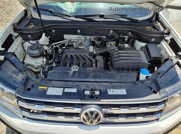 1V2SR2CA8KC600988 2019 VOLKSWAGEN ATLAS White Вид підкапотного простору