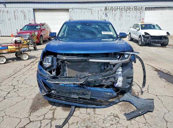 1V2SR2CA8MC565324 2021 VOLKSWAGEN ATLAS Blue Widok z przodu