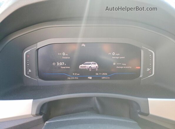 1V2SR2CA8MC565324 2021 VOLKSWAGEN ATLAS Blue Widok zestawu wskaźników