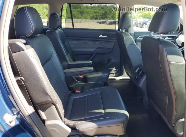 1V2SR2CA8MC565324 2021 VOLKSWAGEN ATLAS Blue Widok wnętrza z tyłu